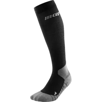 CEP Women's Hiking Light Cushion Socks, Tall, Women Black/grey