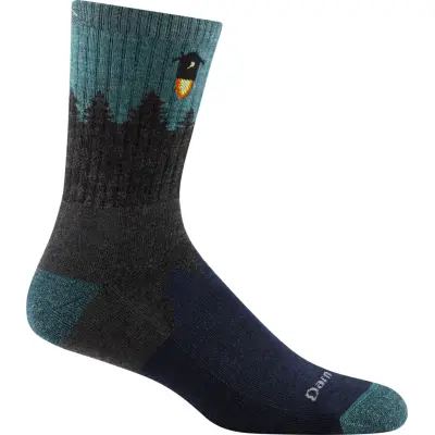 Darn Tough Men's Number 2 Micro Crew Midweight Hiking Sock Gray