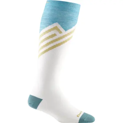 Darn Tough Women's Peaks Rfl OTC Ultra Lightweight White