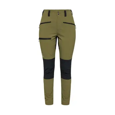 Haglöfs Mid Slim Pants Women Olive Green/True Black XXS