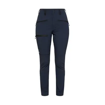 Haglöfs Mid Slim Pants Women Tarn Blue/True Black XL