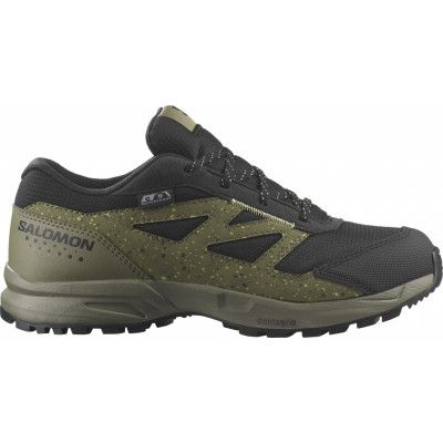 Salomon Juniors' Outway Climasalomon™ Waterproof Deep Lichen Green/Black/Charlock