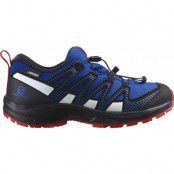 Salomon Juniors' XA Pro V8 CSWP Lapis Blue/Black/Fiery Red