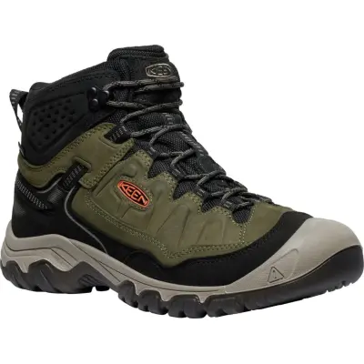 Keen Footwear Keen Targhee IV Mid WP M's Dark Olive/Gold Flame
