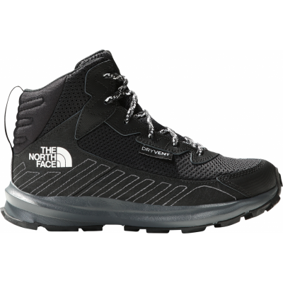 The North Face Kids' Fastpack Waterproof Mid Hiking Boots TNF Black/TNF Black