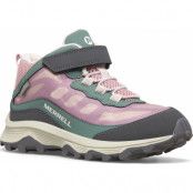 Kids' Moab Speed Mid A/C Waterproof Dusty Pink/Olive