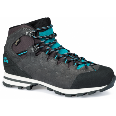 Hanwag Women's Makra Light Lady Gore-Tex Asphalt/Bluegreen