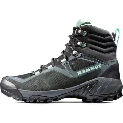 Mammut Women's Sapuen High GORE-TEX Dark Steel-Neo Mint