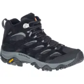 Merrell Men's Moab 3 Mid Gore-Tex Black/Grey