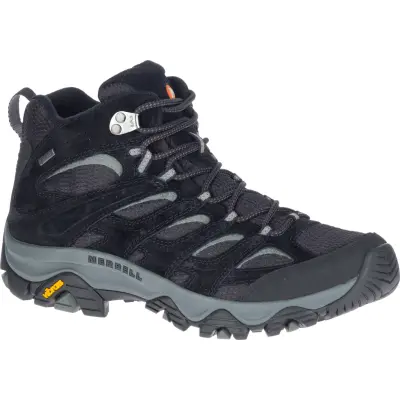 Merrell Men's Moab 3 Mid Gore-Tex Black/Grey