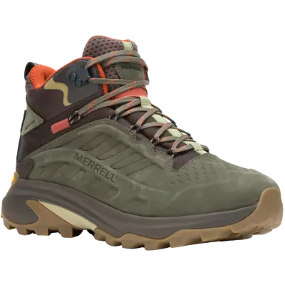Merrell M's Moab Speed 2 Leather Mid WP Olive
