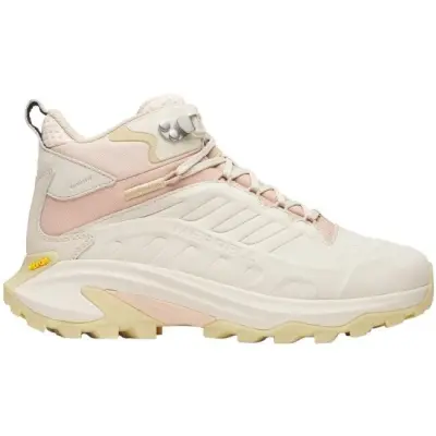 Merrell W's Moab Speed 2 Leather Mid Wp Eggshell