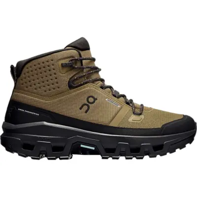 On Men's Cloudrock Mid Waterproof Hunter/Black