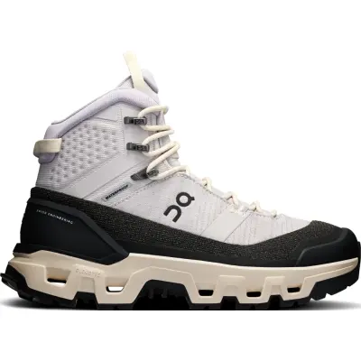 On Women's Cloudrock Trek Waterproof  Silver/Cream