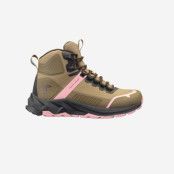 Phantom Trail Mid Waterproof Hiking Boots - Dam - Khaki/Dusty Pink, Storlek:36 - Skor