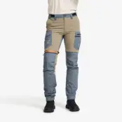 Rambler Lightweight Zip-off Pants - Dam - Stormy Weather/Brindle, Storlek:S - Dam>Byxor>Frilufts-&Vandringsbyxor