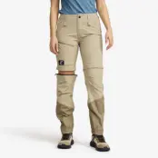 Range Pro Stretch Zip-off Pants - Dam - Aluminium/Brindle, Storlek:S - Dam>Byxor>Zip-off Byxor