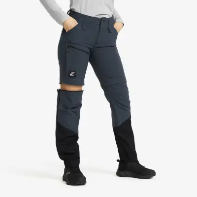 RVRC GP Pro Stretch Zip-Off Pants  Dam Blueberry/Black, Storlek:S