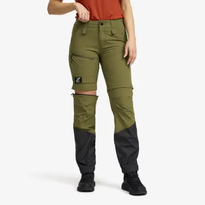 RVRC GP Pro Stretch Zip-Off Pants  Dam Burnt Olive/Anthracite, Storlek:XS
