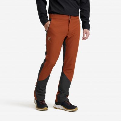 Ridge Trek Stretch Pants Herr Rusty Orange/Anthracite, Storlek:XL