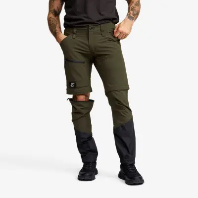 RVRC GP Pro Stretch Zip-off Pants Herr Forest Night/Anthracite, Storlek:4XL