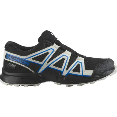 Salomon Junior Speedcross Waterproof Black/vanilla Ice/french Blue