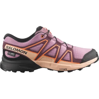 Salomon Junior Speedcross Waterproof Huckleberry / Almond Cream / Nectarine