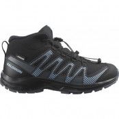 Salomon Juniors' XA Pro V8 Mid Climasalomon Waterproof Black/Neptune/Alaskan Blue