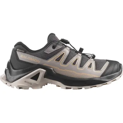 Salomon Kids' X Ultra GORE-TEX Black / Cloudburst / Silver Cloud