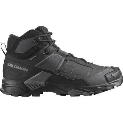 Salomon Men´s X Ultra 5 Mid Wide GORE-TEX Black/asphalt/castlerock