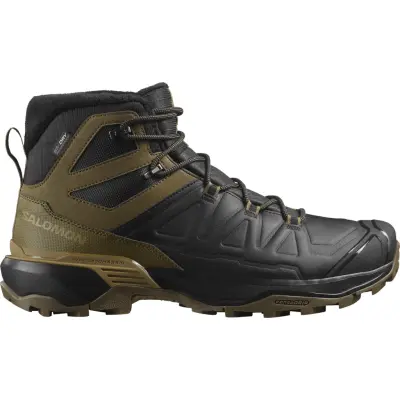Salomon Men's X Ultra Snowpilot Waterproof Black/Military Olive/Gothic Olive