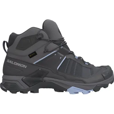 Salomon Women's X Ultra 5 Mid GORE-TEX Asphalt / Castlerock / Brunnera Blue