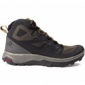 Shoes Outline Mid Gtx, Black/Beluga/Capers, 40