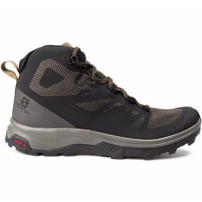 Shoes Outline Mid Gtx, Black/Beluga/Capers, 46 2/3