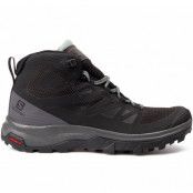 Shoes Outline Mid Gtx W, Black/Magnet/Green Milieu, 37 1/3