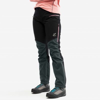 Silence Proshell 2.0 Pants - Dam - Black/Rose, Storlek:M - Skalbyxor