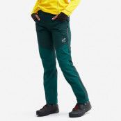 Silence Proshell Pants - Dam - Deep Teal, Storlek:L - Skalbyxor