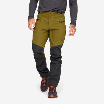 Silence Proshell Pants - Herr - Dark Olive/Moonless Night, Storlek:L - Skalbyxor