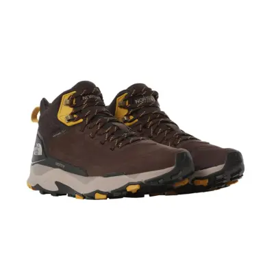 The North Face M Vectiv Exploris Mid Futurelight Leather Deep Brown/Black