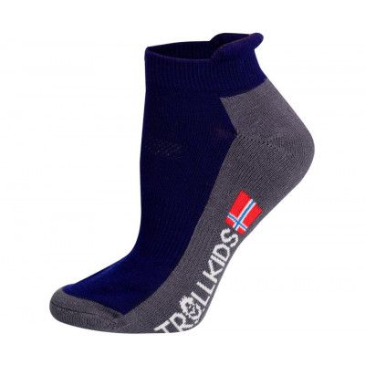 TROLLKIDS Hiking II Low Cut Socks Kids Navy