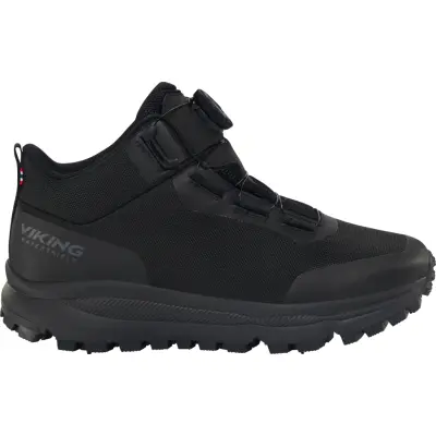 Viking Footwear Men's Stride Mid Spike Waterproof Black
