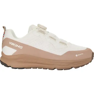 Viking Footwear Women's Motion Low GORE-TEX Boa Cream/brown