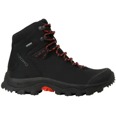 Viking Mens Villrein Mid GTX Black/Red