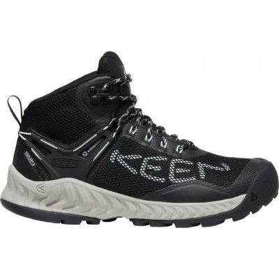 Keen Women's Nxis Evo Mid Waterproof Black-Blue Glass