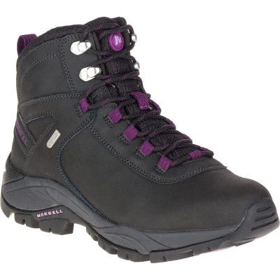 Merrell Women's Vego Mid Leather Waterproof Black/Gloxinia