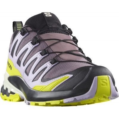 Salomon Women's XA Pro 3D V9 GORE-TEX Moonscape/Orchid Petal/Sulphur Spring