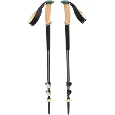 Black Diamond Trail Cork Trekking Poles Laurel Green