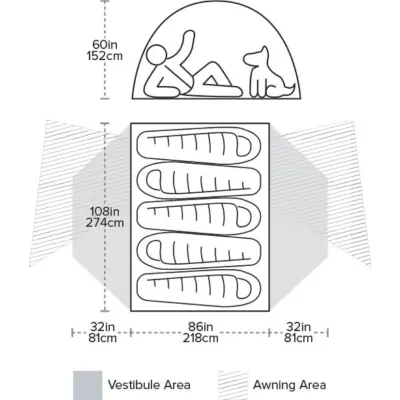 Big Agnes Copper Spur HV UL5 Green