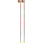 Leki HRC Max Shark Bright Red-Neonyellow-Carbon Structure