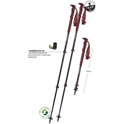 Komperdell Carbon Pro Zero Nocolor 105-140 cm